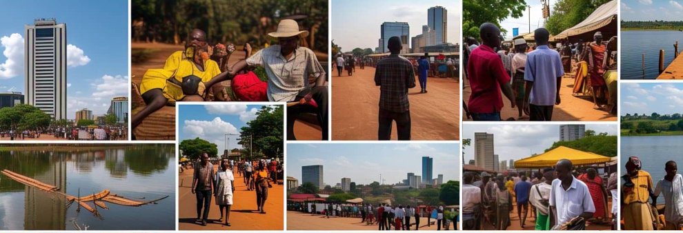 Multiple pictures Uganda life